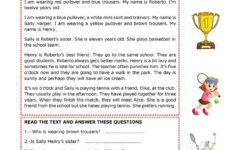 READING COMPREHENSION English ESL Worksheets For Distance Learning