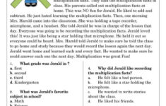 Reading Comprehension Exercises For Adults Franchiseclever