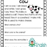 Reading Comprehension Farm Animals Lesson Planned Free And