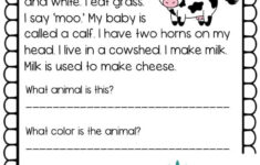 Reading Comprehension Farm Animals Lesson Planned Free And