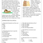 Reading Comprehension For Beginner And Elementary Students 6 Worksheet