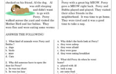 Reading Comprehension For Beginner And Elementary Students 6 Worksheet