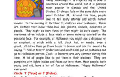 Reading Comprehension Halloween Recherche Google Esl Engelse Les