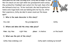 Reading Comprehension Online Exercise For 4