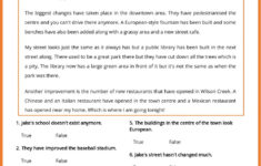 Reading Comprehension Online Exercise For B1 PET