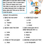 Reading Comprehension Online Exercise For Elementary