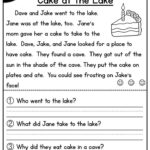 Reading Comprehension Online Exercise For Grade 1 You Can D 1st