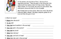 Reading Comprehension Online Exercise For Grade 4