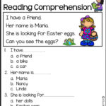 Reading Comprehension Online Worksheet For Grade 1