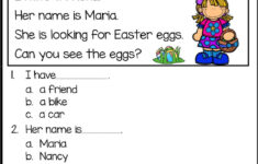 Reading Comprehension Online Worksheet For Grade 1