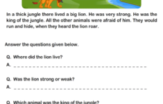Reading Comprehension Stories TurtleDiary Picture Comprehension