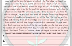 Reading Comprehension Strategies Worksheets In 2020 Text To Self