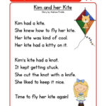 Reading Comprehension Worksheet Kim And Her Kite Reading