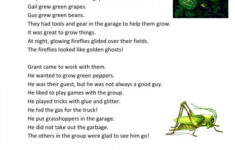 Reading Comprehension Worksheet Starts With G