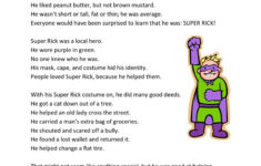 Reading Comprehension Worksheet Super Rick