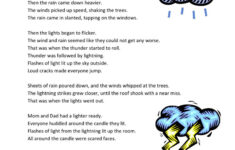 Reading Comprehension Worksheet The Storm