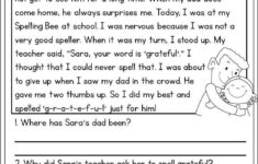 Reading Comprehension Worksheets Best Coloring Pages For Kids