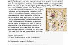 Reading Worksheets Second Grade Reading Worksheets Db excel