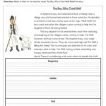 Retelling The Boy Who Cried Wolf Worksheet Have Fun Teaching