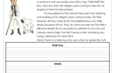 Retelling The Boy Who Cried Wolf Worksheet Have Fun Teaching