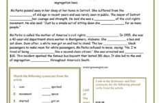Rosa Parks English ESL Worksheets For Distance Learning And Physical