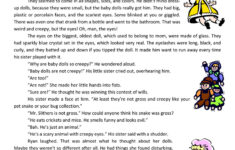 Scary Baby Dolls Reading Comprehension Worksheet Have Fun Teaching
