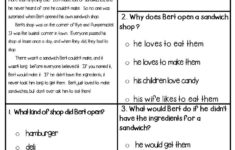 Second Grade Reading Comprehension Assessment Booklets Resource