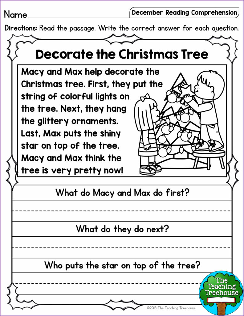 Short Comprehension Passages With Multiple Choice Questions And Answers ...