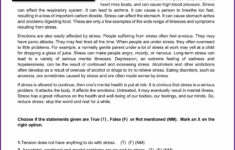 Short Reading Comprehension Exercises With Answers Pdf Worksheet