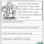 Short Stories With Comprehension Questions First Grade Reading