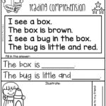 Short Vowel Reading Comprehension Worksheets Learning How To Read