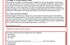 Social Media And Self Esteem Worksheet Free ESL Printable Worksheets