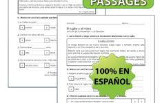 Sports Spanish Reading Passages And Comprehension Worksheets