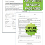 Sports Spanish Reading Passages And Comprehension Worksheets