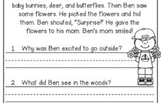 Spring No Prep Reading writing Printables Reading Comprehension