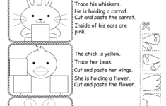 Spring Reading Worksheet For Kindergarten