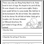 Story Elements RL1 3 Reading Comprehension For Kids Reading