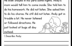 Story Elements RL1 3 Reading Comprehension For Kids Reading