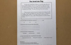 The American Flag Reading Comprehension Worksheet Mamas Learning Corner