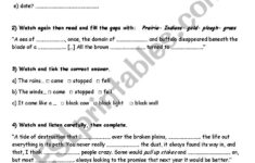 The Dust Bowl ESL Worksheet By Acesar