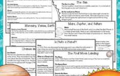 The Solar System Reading Comprehension Passages And Activities Year 3