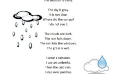 The Weather Is Rainy Reading Comprehension Worksheet Have Fun Teaching