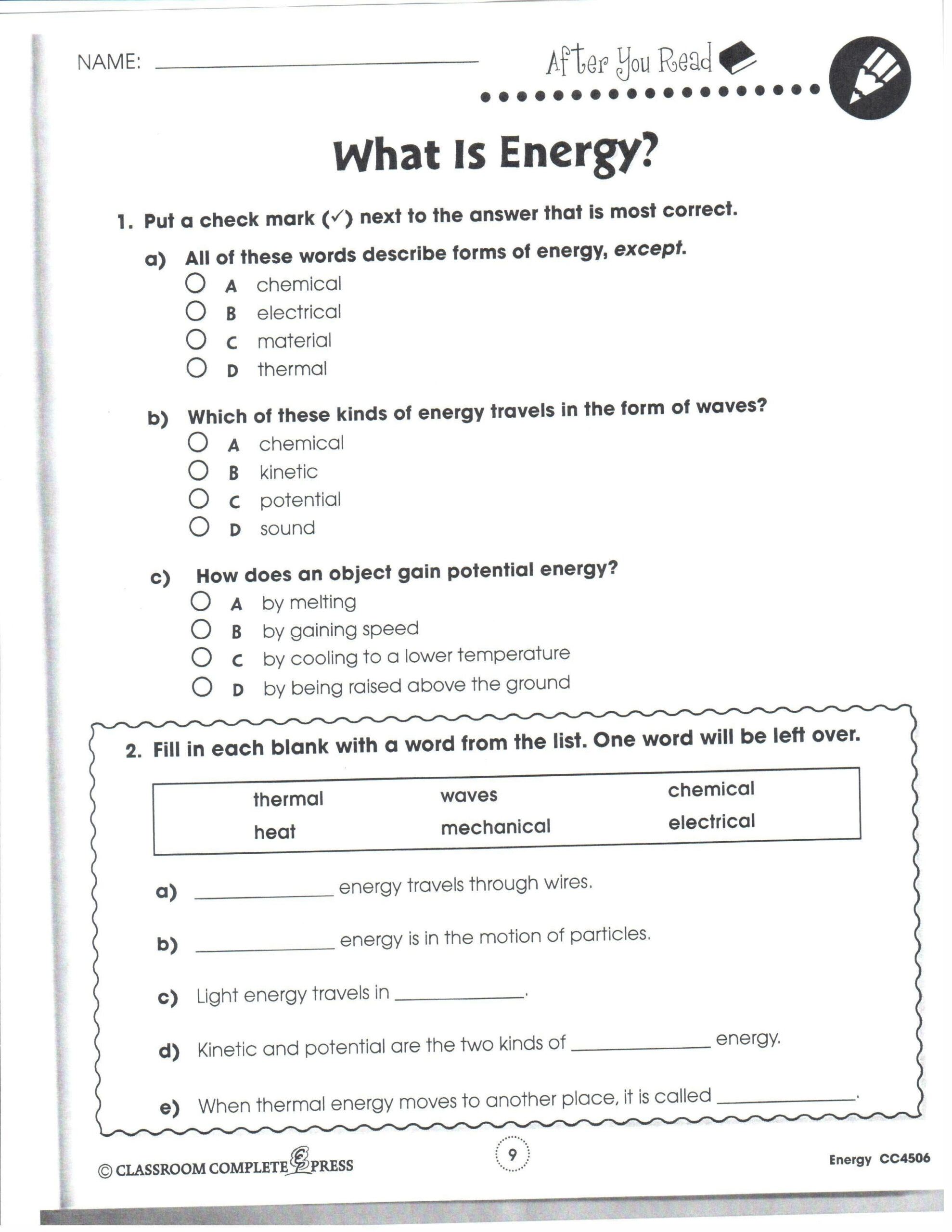 This Is A Reading Comprehension Worksheet Intended To Help Readers 