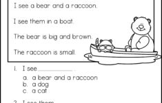 This Reading Comprehension Product Is Great For Kindergarten Or First