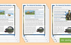 UKS2 The Industrial Revolution Differentiated Reading Comprehension