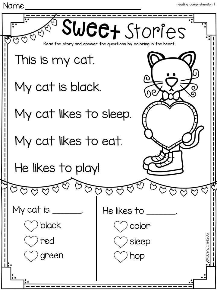Valentine s Reading Comprehension Tons Of ELA Math Activities ALL W 