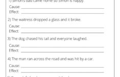 10 Free Cause And Effect Worksheets [Pdf] - Eduworksheets with Reading Comprehension Cause and Effect Worksheets