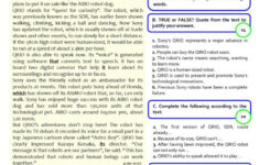 10Th Grade Test "Our Technologica…: English Esl Worksheets Pdf &amp; Doc within 10Th Grade Reading Comprehension Worksheets With Answer Key