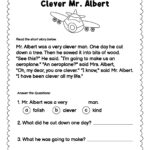 12 First Grade Reading Comprehension Worksheets   Free Pdf At Throughout 1St Grade Reading Comprehension Worksheets Multiple Choice