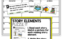 1St Grade Reading Center - Story Elements - Lucky Little Learners inside Story Elements Reading Comprehension Worksheets
